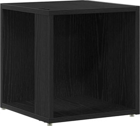 vidaXL Rafturi de colț Stejar Negru 33 x 33 x 34,5 cm Lemn compozit