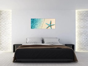 Tablou - Stea de mare pe plajă (120x50 cm)