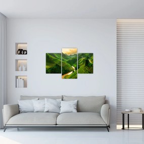 Tablou - Terase de orez Mu Cang Chai (90x60 cm)
