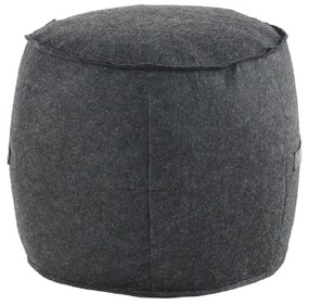 Taburet, material textil gri/maro, RAGIN