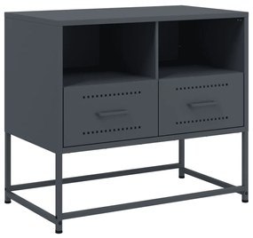 846550 vidaXL Dulap TV, antracit, 68x39x60,5 cm, oțel