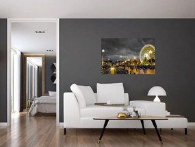 Tablou carusel în amurg (90x60 cm)