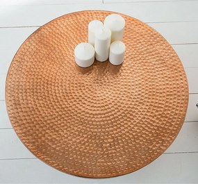 Masuta Living eleganta din metal Optik 70cm cupru A-37912 VC