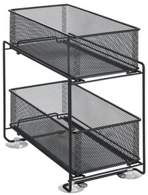 WENKO 69768800 - Suport pentru priză GIOMA 35 x 33,5 cm, negru