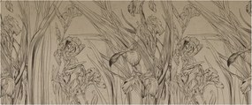 Tablou - Contururile plantelor (120x50 cm)
