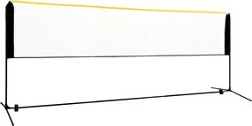 vidaXL Plasă de badminton reglabilă, 400x103x94-158 cm, metal