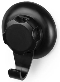 Cârlig autoadeziv de perete Compactor Bestlock, negru