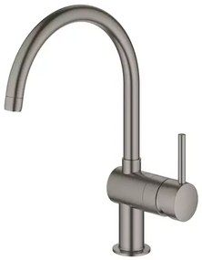 Baterie bucatarie Grohe Minta monocomanda antracit periat Hard Graphite