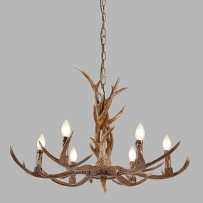 Candelabru deosebit stil rustic Stag 6L 6416-6BR SRT