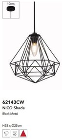 Lustra, Pendul design industrial Nico