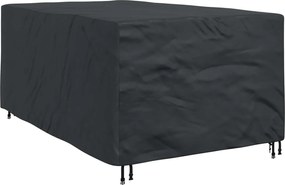 vidaXL Husă pentru mobilă Simplu Negru 143 x 225 x 90 cm 420D