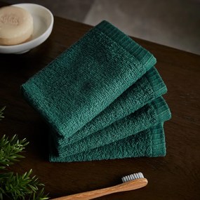 Prosoape verzi 4 buc. din bumbac cu uscare rapidă 30x30 cm Quick Dry – Catherine Lansfield