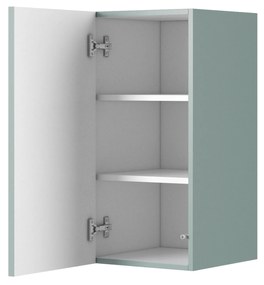 Rafturi suspendate pentru baie Nicole 70 cm - salvie MDF