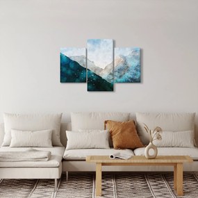 Tablou - Munte desenat (90x60 cm)