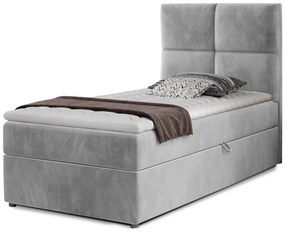 Pat Amarillo 90x200 cu Saltea, Topper, Ladă Depozitare, Personalizabil