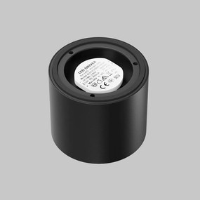 Spot aplicat LED Lens negru 3000K 15W