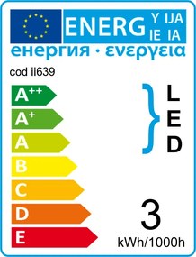 SPOT LED PARDOSEALA 3W LUMINA RECE