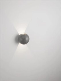 Aplica LED ambientala exterior IP65 SIMENTI Black Sandstone