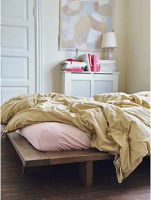 Pat maro din lemn de pin cu somieră 90x200 cm Japan – Karup Design