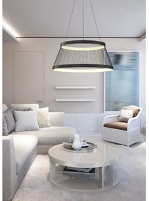 Lustră LED dimabilă Zuma Line MD3328-2M-3BT BALL LED/53W/230V 2700-6000K negru + telecomandă