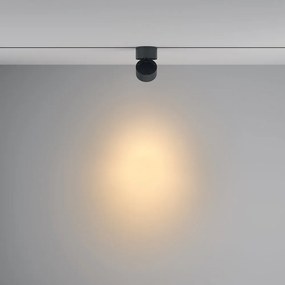 Spot LED ajustabil, accesoriu pentru sinele monofazate Unity, Yin negru
