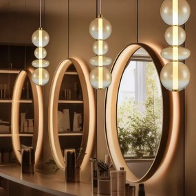 Lustră LED pe cablu DAPHNE LED/36W/230V auriu