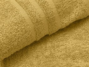 Prosop CLASSIC COLOR 50 x 100 cm mustar, 100% bumbac