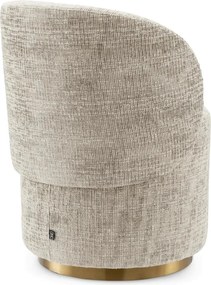 Scaun pivotant modern design LUX Chair Greer, Creststone beige