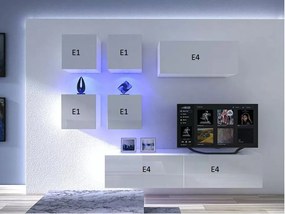 Mobilier living Berny 61 (alb + Alb lucios). 1087184