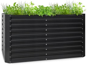 High Grow Straight, ghiveci ridicat, 200 x 90 x 100 cm, 1800 l, oțel