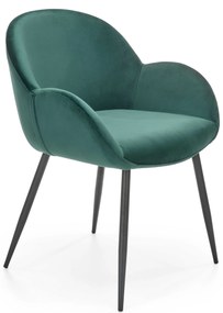 Scaun de sufragerie Kurt (verde închis). 1039657