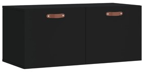 830053 vidaXL Dulap de perete, negru, 80x36,5x35 cm, lemn compozit