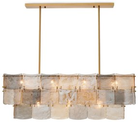 Candelabru design LUX, Sticla, Alama Antic, Laurent