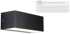 Aplica perete LED dimabila de exterior IP65 Up and Down 8735GY SRT