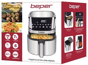 Frigider digital cu aer cald Beper P101FRI070 , 7l