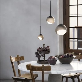 Ideal Lux - Pendul BLOOM pe cablu, 1xE27/42W/230V, Ø 30 cm, negru