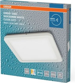 Osram - Plafonieră LED pentru baie ORBIS DISC LED/22W/230V 30x30 cm IP44 alb