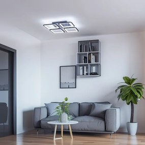 Lustră LED dimabilă aplicată Brilagi SQUARED LED/85W/230V 3000-6500K + telecomandă