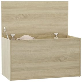 Cufar de depozitare, stejar sonoma, 84x42x46 cm, lemn compozit