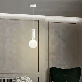 Lustră pe cablu SAGA 1xE27/40W/230V marmură