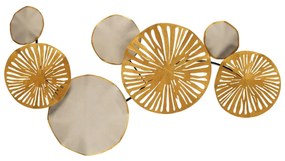 Decoratiune de perete Metal Astrid, Multicolor, 35x0,08x79 cm