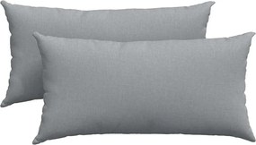 vidaXL Perne pentru canapea 2 pcs Gri deschis 80 x 40 cm țesătură