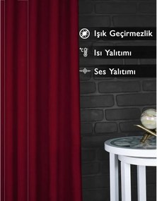 Perdea  Blackout opaca bordo,150x260 cm,50023