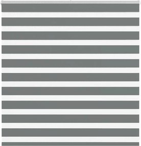 vidaXL Jaluzea tip zebra gri închis lățime țesătură 145,9 cm poliester