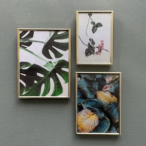 Ramă foto aurie de sine stătătoare/de suspendat din metal 11x16 cm Sweet Memory – Zilverstad