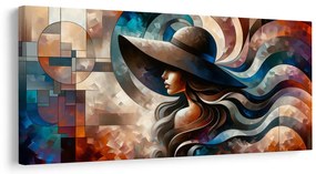 Tablou portret abstract de femeie