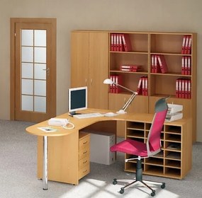 Set mobilier de birou Impress 2, arțar