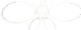 Plafonieră albă LED 45.5x83 cm Fly – Trio