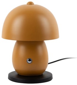 Veioză galben ocru LED cu abajur din metal (înălțime 18 cm) Mono LED – Leitmotiv