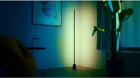 WiZ - Lampă de podea reglabilă LED RGBIC GRADIENT LED/9,7W/230V 2700-6500K Wi-Fi